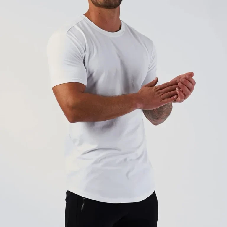 Mens-Performance-T-Shirt-Short-Sleeve-Gym-Training-Wear