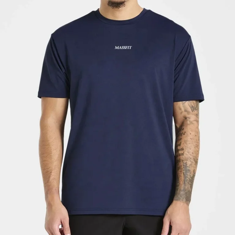 Mens-Performance-T-Shirt-Spandex-Polyester-Breathable-Quick-Dry-Silk-Screen-Printed-Regular-Fit-Casual-Gym-Wear