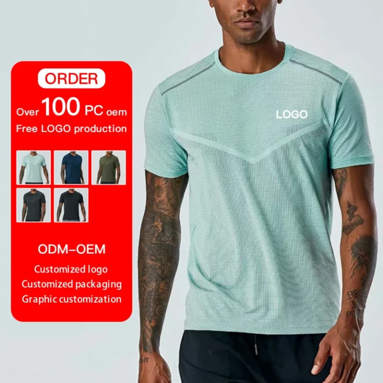 Mens-Plus-Size-Quick-Dry-Sports-T-Shirts-Breathable-Casual-Fitness-Training-Tops-Blank-Design