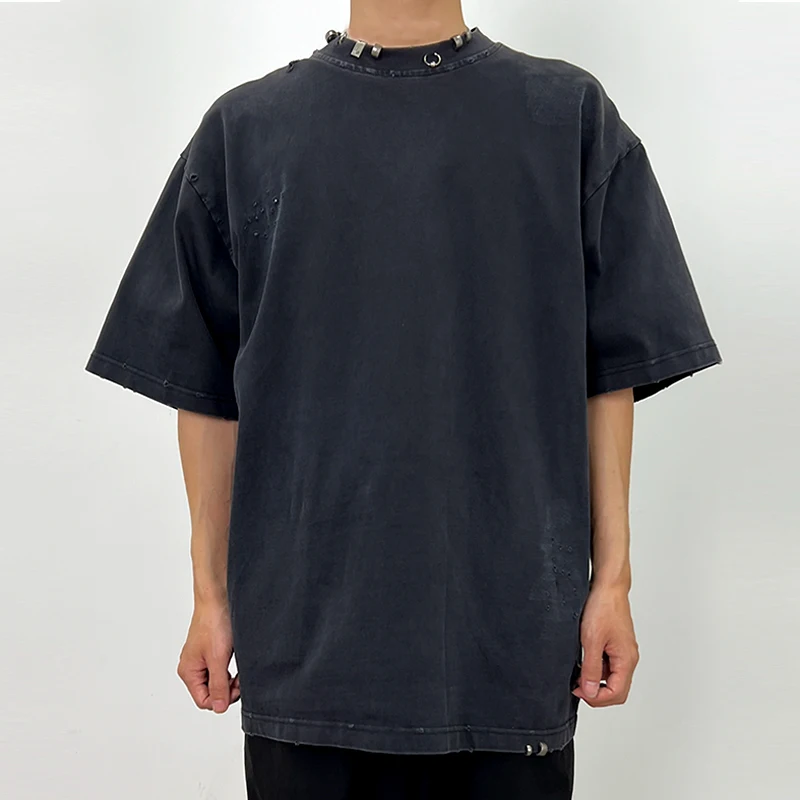 Mens-Polyester-Cotton-T-Shirts-Custom-Logo-Manufacturer-Embroidery-Washed-Vintage-Wash-T-Shirts