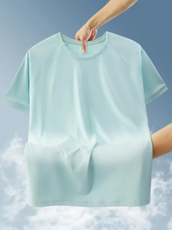 Mens-Polyester-spandex-Short-sleeved-T-shirt-Breathable-Wrinkle-resistant-Quick-drying-Customizable-logo