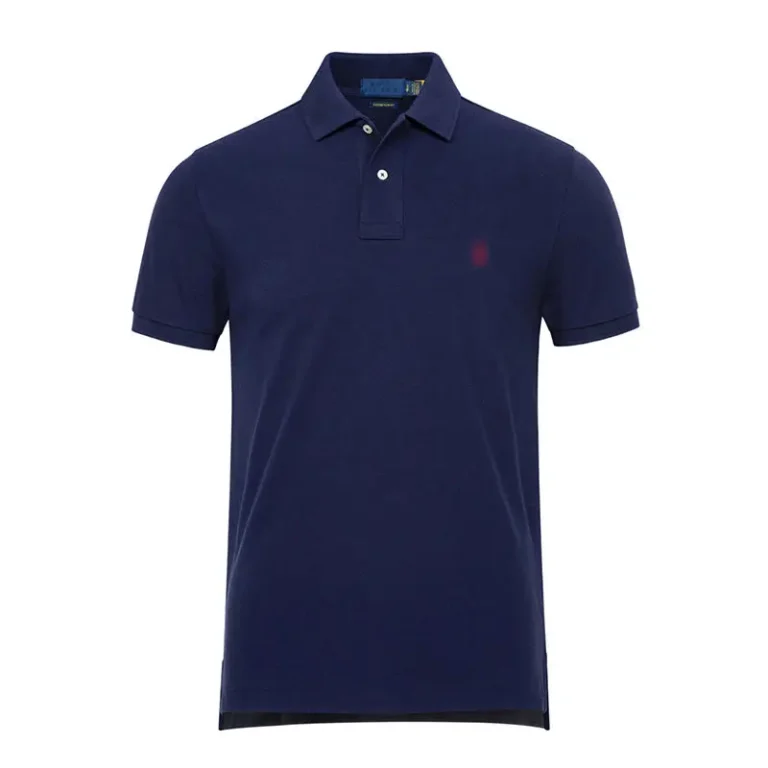 Mens-Pure-Cotton-Little-Horse-Polo-Shirt-Solid-Color-Embroidered-Short-Sleeve-Polo-T-shirt-Golf-T-shirt-RL-040