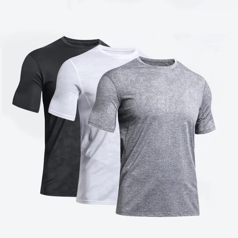 Mens-Quick-Dry-Athletic-T-shirts-Pattern-Crew-Neck-Sports-Short-Sleeve-Custom-Logo-Breathable-Workout-Tee