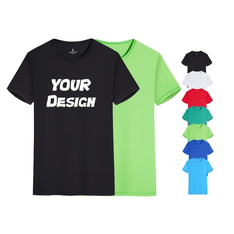 Mens-Quick-Drying-Summer-Running-T-shirt-Sports-Short-Sleeved-Fitness-Tops-Breathable-Loose-Knitted-Fabric-Solid-Pattern