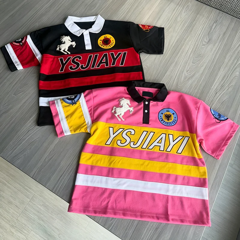 Mens-Rugby-Football-Cotton-Polo-Shirt-Men-Embroidery-Patch-Short-Sleeve-Design-Button-up-Polo-Shirts-Bulk