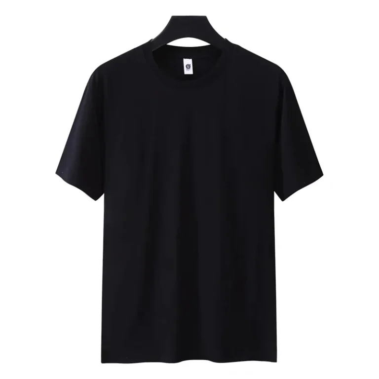 Mens-Short-Sleeve-T-Shirt-Lightweight-Combed-Cotton-Custom-Logo-Available-In-Stock