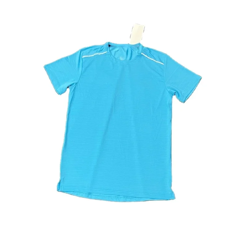 Mens-Solid-Loose-Fit-Running-Fitness-Workout-Gym-T-Shirts-Athletic-Compression-Breathable-Quick-Dry-Sports-Wear