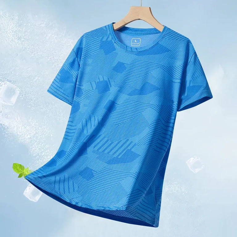 Mens-Solid-Sporty-Short-Sleeve-T-Shirt-Polyester-Ultra-Light-Breathable-Quick-Drying-Summer-Sports-Running-Fitness-Youth-Casual