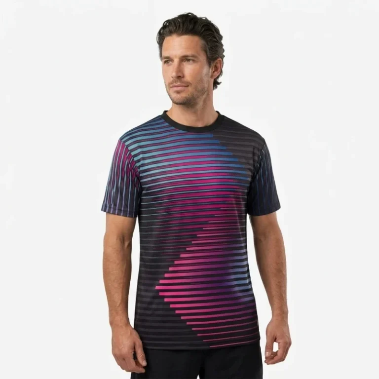 Mens-Sportswear-Custom-Logo-Quick-Dry-Running-Tee-for-Badminton-Soft-Sublimation-Table-Tennis-Sports-Solid-Knitted