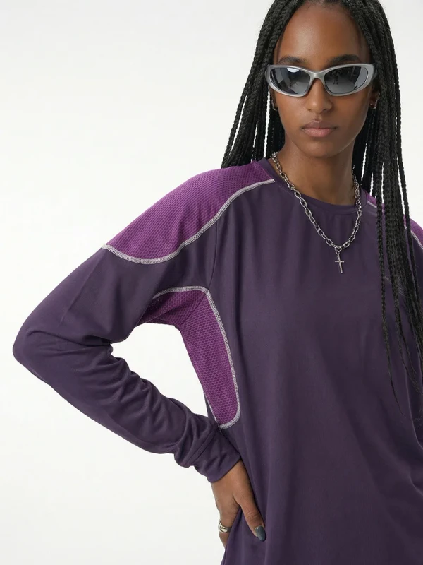 Mens-Sporty-Solid-Long-Sleeve-T-Shirt-Anti-wrinkle-High-Elasticity-Zoned-Cooling-Loose-Fit-Base-Layer-for-Spring-Summer