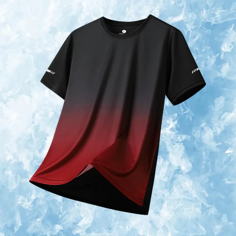 Mens-Summer-Mesh-Short-Sleeved-T-Shirt-100-Polyester-Waterproof-Fitted-Quick-Drying-Casual-Sports-Top-CHENGSHENG-CM-8308-F-3D