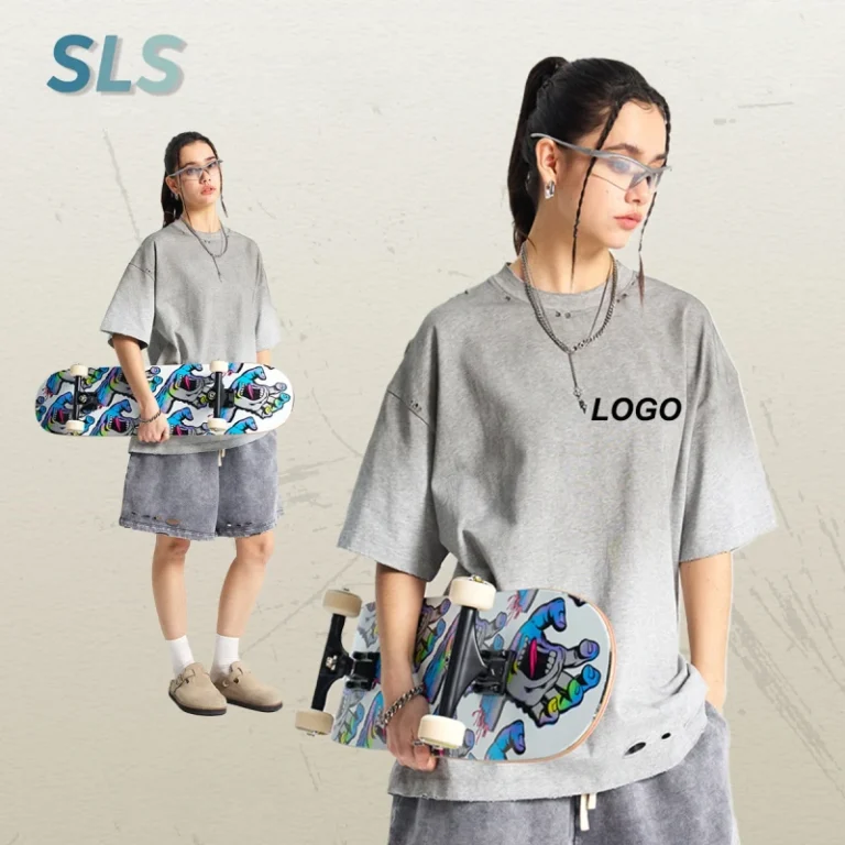 Mens-Summer-Short-Sleeve-Solid-100-Cotton-Oversized-Jersey-Vintage-Streetwear-T-Shirts-Custom-Bulk