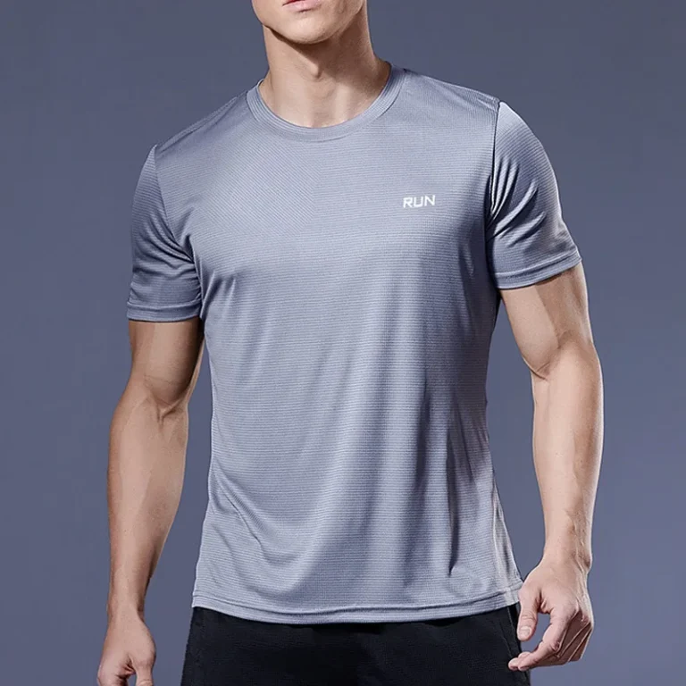 Mens-Summer-Sports-T-Shirt-180g-Solid-Sporty-Ice-Silk-Loose-Quick-Drying-Fitness-Plus-Size-Casual-Cool-Breathable-Antibacterial