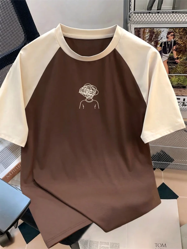 Mens-Summer-T-Shirt-Crew-Neck-Design-Stylish-and-Comfortable-1