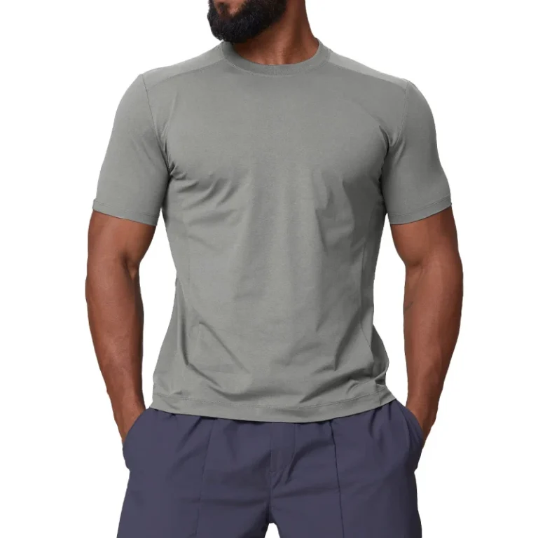 Mens-Sunscreen-7A-Antibacterial-Cool-Feeling-Quick-Dry-Outdoor-Sports-Leisure-Short-Sleeve-Round-Neck-Hiking-T-Shirt