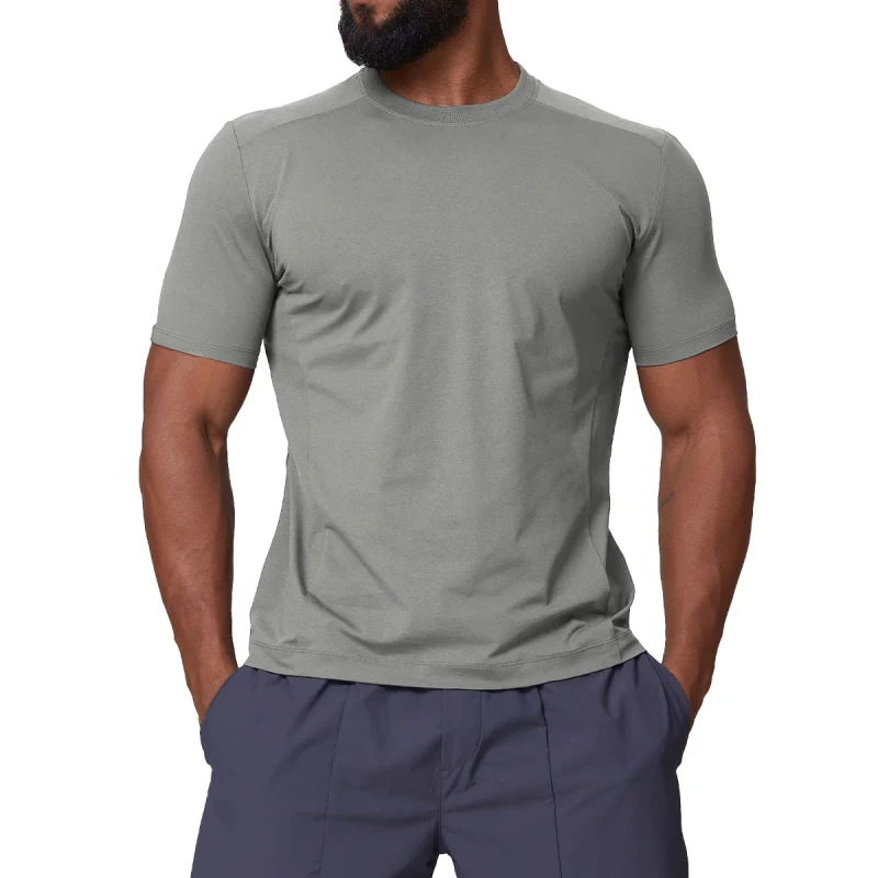 Mens-Sunscreen-7A-Antibacterial-Cool-Feeling-Quick-Dry-Outdoor-Sports-Leisure-Short-Sleeve-Round-Neck-Hiking-T-Shirt