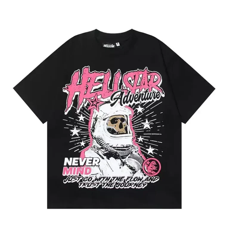 Mens-T-Shirt-Vintage-Wash-Graphic-Print-Hell-Star-100-Cotton-Tee-Shirt-Oversized-Tee-with-NFC
