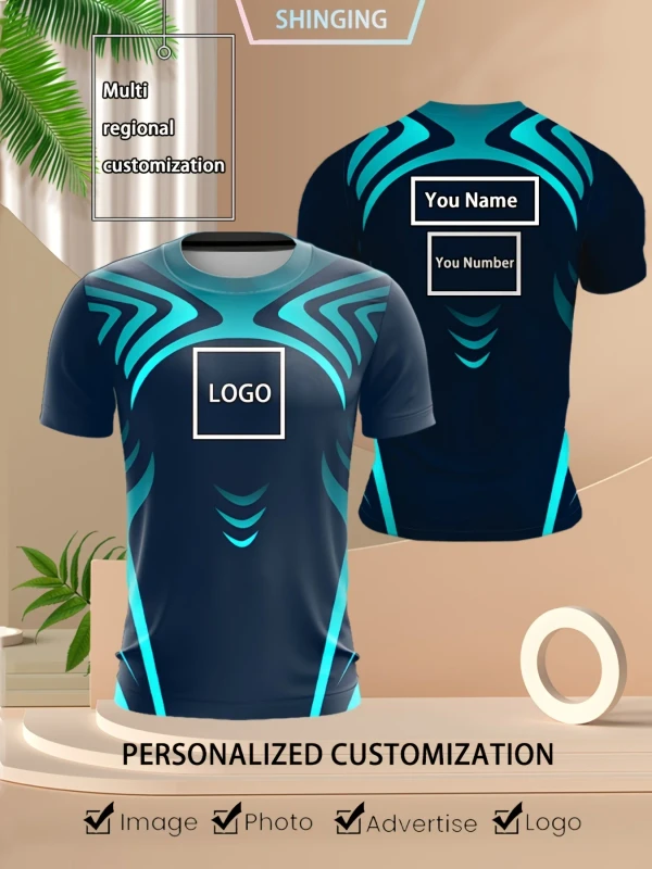 Mens-T-Shirts-MARKAKRALI-Knitted-100-Polyester-Sublimation-Custom-Printed-Sport-T-Shirts-Quick-Dry-Breathable-Solid-180-Gra