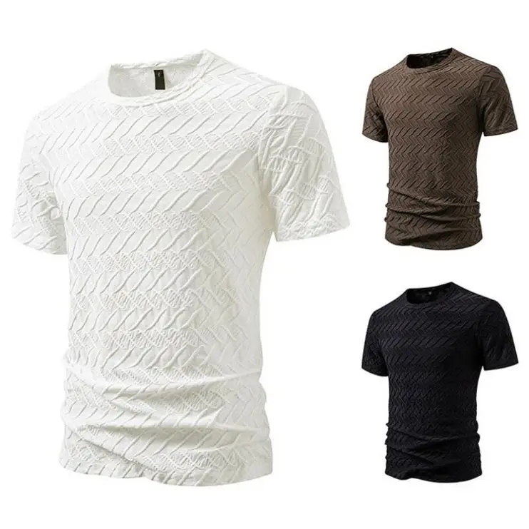 Mens-T-Shirts-Short-Sleeve-O-Neck-Cotton-Casual-Mens-Shirts