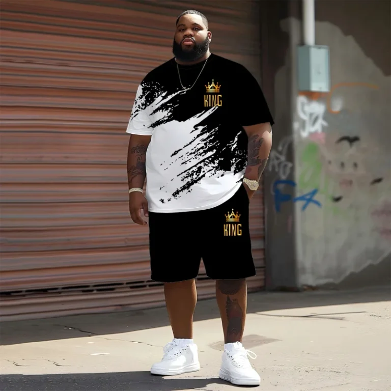 Mens-T-shirt-Set-Polyester-Quick-Dry-Breathable-Durable-Set