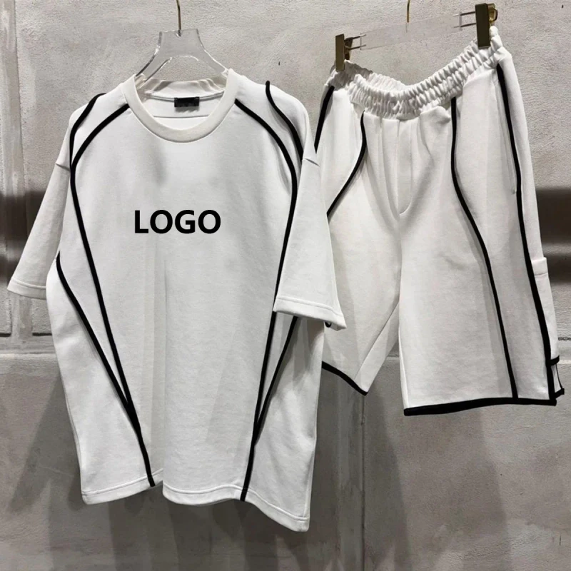 Mens-T-shirts-and-Shorts-Sets-Custom-Logo-Matching-Shorts-T-shirts-OEM-Shorts-Tee-Matching-Set-Tee-Shirts-Shorts-LOW-MOQ