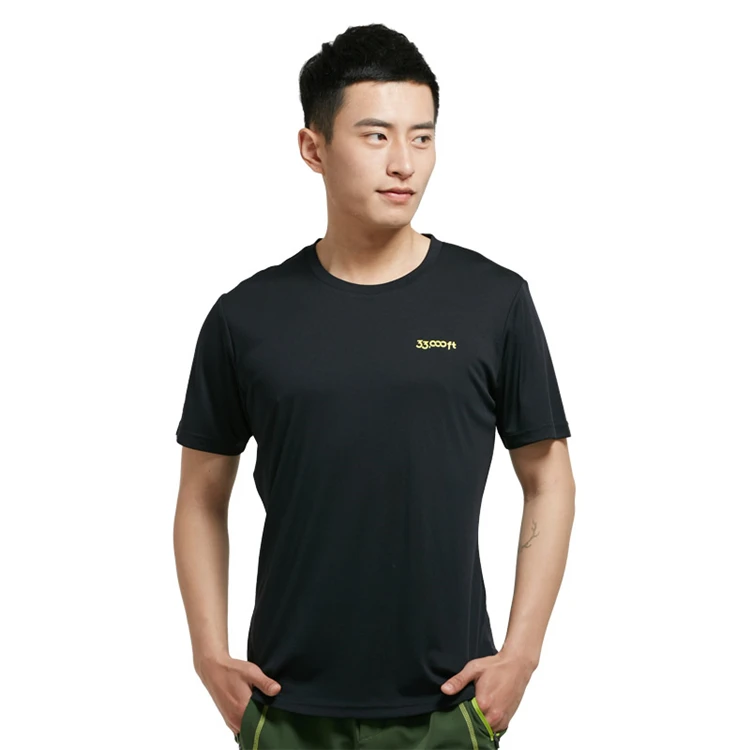 Mens-Unisex-Quick-Dry-Short-Sleeve-T-shirt-Coloured-Knitted-Anime-Breathable-Plus-Size-Option-Manufactured-Blank