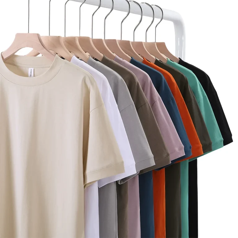 Mens-Womens-100-Cotton-Custom-Printed-Embroidery-Blank-T-shirt-200-Gms-Ribbed-Round-Neck-Unisex-Oversized-Knitted-T-shirt-1