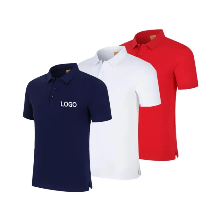 Mens-and-Womens-Breathable-Knitted-for-Golf-Polo-T-Shirts-Plain-White-Solid-Pattern-Summer-Collection-Custom-t-Shirt