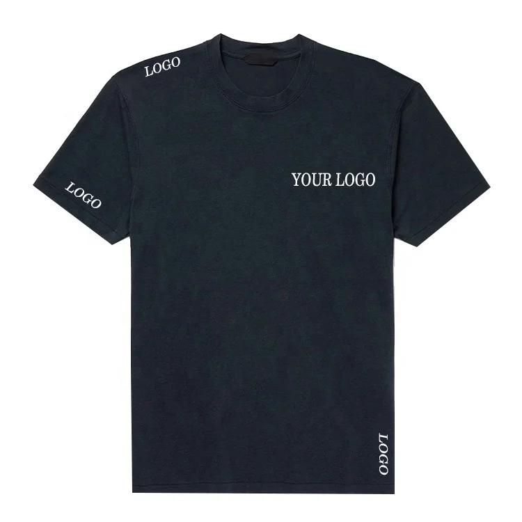 Multiple-Colour-Solid-Color-Round-Neck-Classic-Organic-Cotton-T-shirt-Man