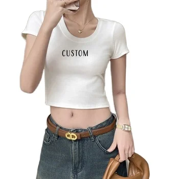 New-Arrival-Cotton-Heavyweight-Custom-Crop-Tops-High-Quality-Streetwear-Womens-Crop-Tops-Plain-T-Shirt