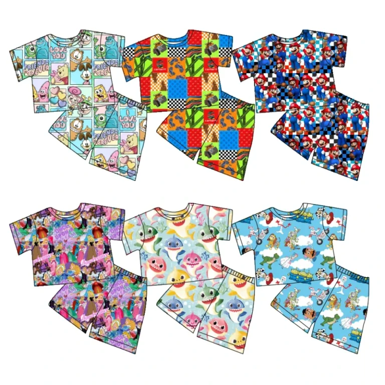 New-Arrival-Kids-Boys-T-Shirts-Customized-Boys-Printed-Patch-Pocket-Short-Tshirts-Boys-and-Girls-Summer