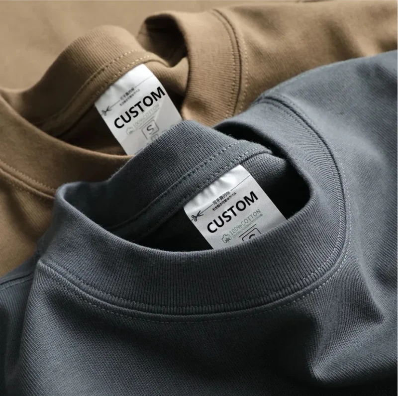 New-Arrival-Luxury-Tshirt-Unisex-Custom-Print-Logo-Mock-Neck-Blank-T-Shirt-Oversize-Mens-T-shirt-For-Men