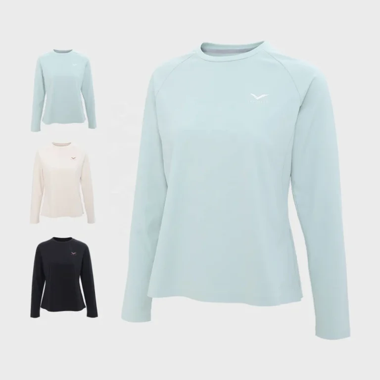 New-Arrival-Womens-Knitted-Raglan-Long-Sleeve-T-Shirt-Breathable-Anti-Pilling-Compressed-Quick-Dry-Crew-Neck-Outdoor-Casual-Top