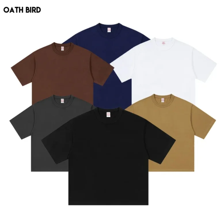 New-Design-Luxury-Tshirt-Heavy-Cotton-280gsm-Loose-Fit-Little-Drop-Shoulder-Boxy-T-shirt-Blank-Oversized-Men-T-Shirt-Custom-Logo