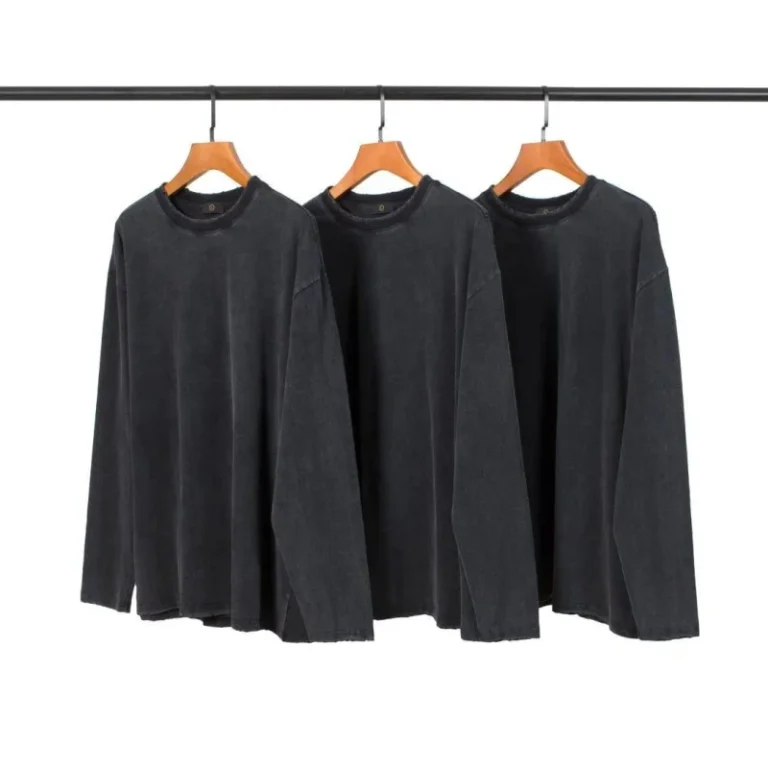 New-Design-Oversized-Blank-Solid-Cotton-Snow-Washed-Retro-Long-Sleeve-Streetwear-Distressed-Vintage-T-shirt