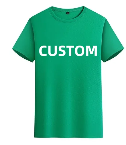 New-Fashion-Custom-Unisex-Summer-T-Shirt-Quick-Dry-O-Neck-Basic-Design-Oversized-Fit-for-Men-and-Women