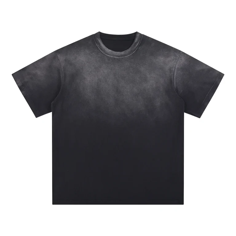 New-Fashion-Heavyweight-100-Cotton-Loose-Vintage-T-shirt-Custom-Printing-Logo-Mens-Retro-250gsm-Distress-Oversized-Tshirt