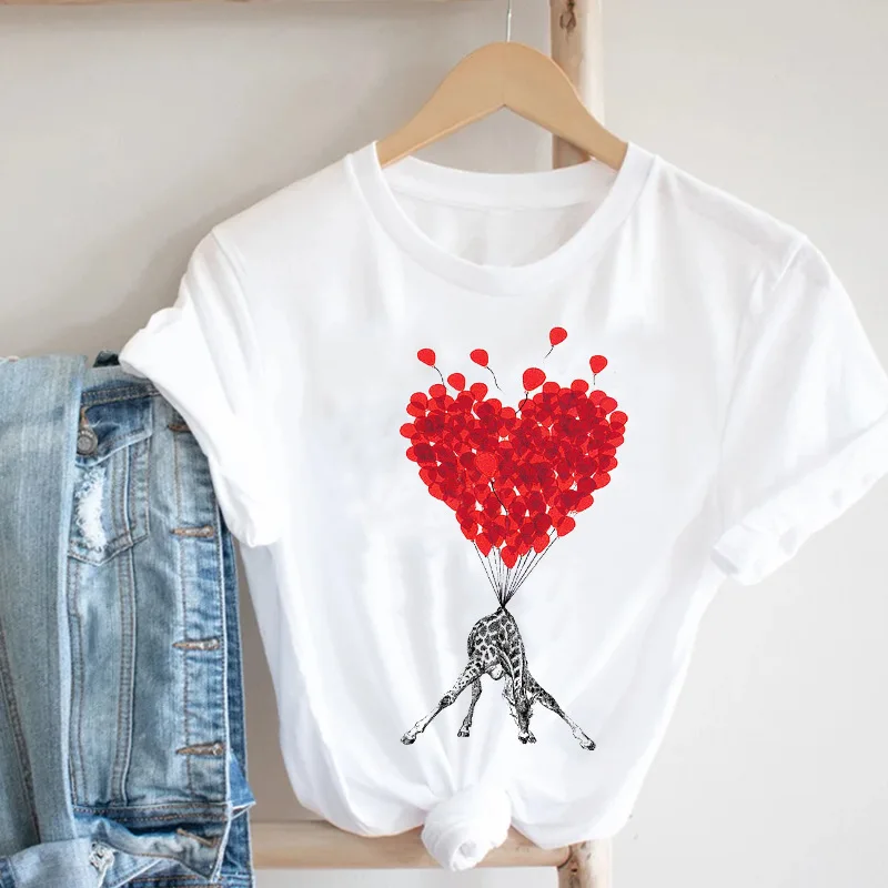 New-Fashion-Summer-Womans-T-Shirts-with-Print-Leisure-O-Neck-T-Shirt