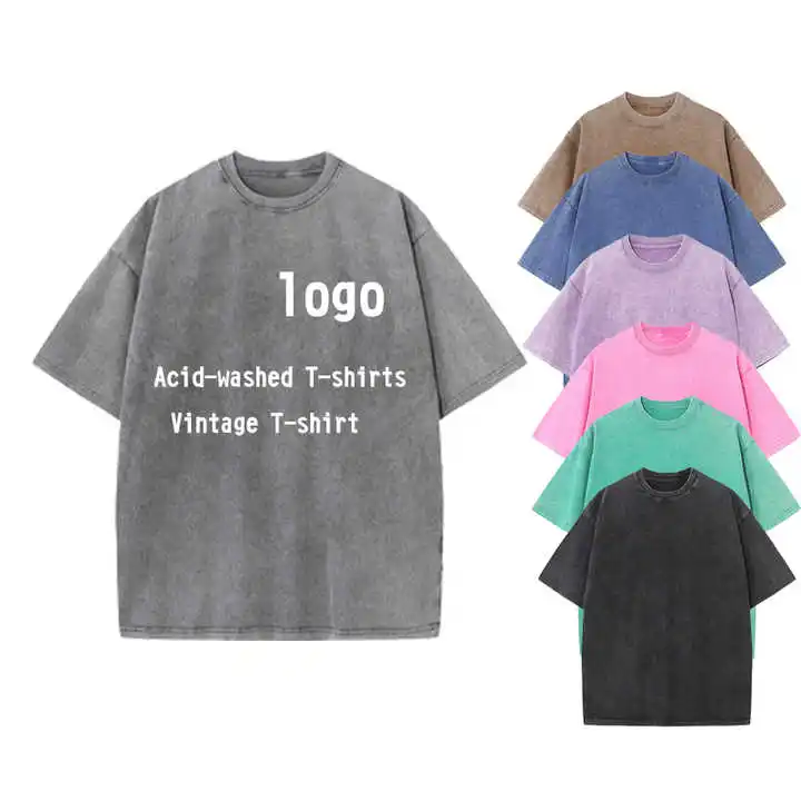 New-High-Quality-Custom-100-Cotton-T-Shirt-for-Men-Oversized-Blank-Print-Vintage-Organic-Cotton-Acid-Wash-T-Shirt-Solid-1