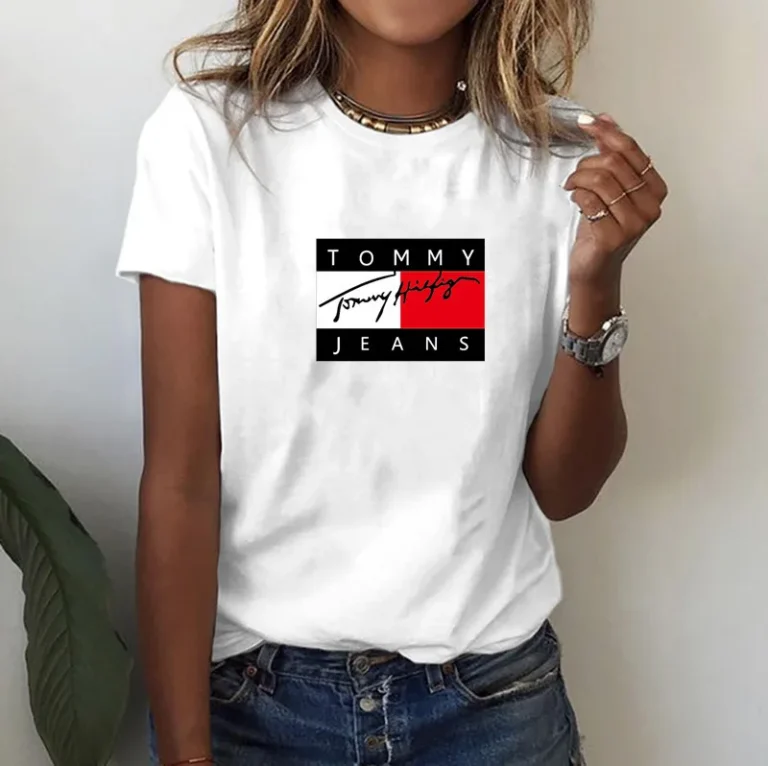 New-Loose-European-American-Style-Fashionable-Casual-Custom-Logo-Printed-Polyester-Womens-T-Shirt-3D-Effect-Comfortable