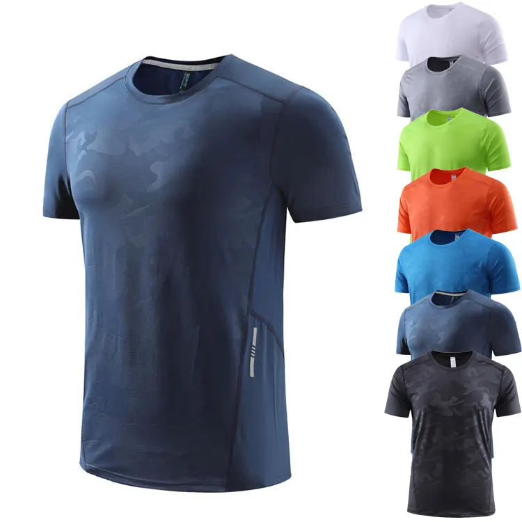 New-Sports-Running-Casual-Wear-Spandex-Mens-Sports-T-Shirt-Gym-Short-Sleeve-for-Man