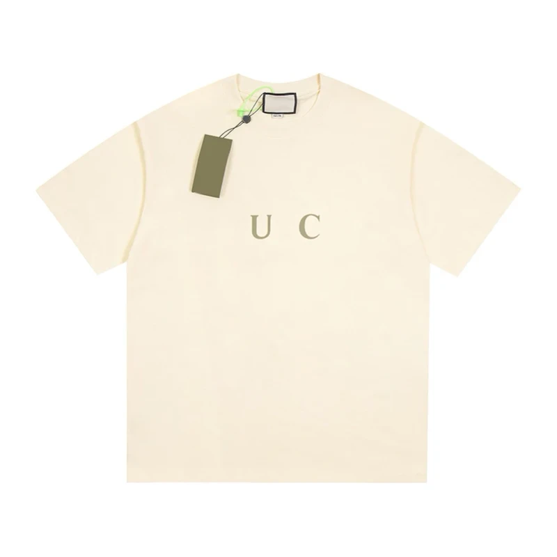 New-Style-Designer-T-Shirt-Fashion-Womens-T-Shirts-Short-Sleeve-Casual-Printed-Summer-Round-Neck-Cotton-Luxury-Clothes