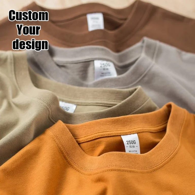 ODM-250-Gsm-Heavy-Weight-T-Shirt-Custom-Design-Blank-100-Cotton-Round-Neck-Tshirt-Mens-Tshirts-Tshirt-For-Men-1