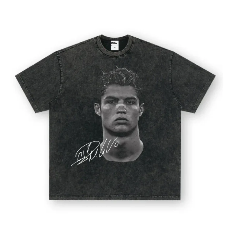 ODM-OEM-Mens-Oversized-T-Shirt-Portrait-Graphic-Print-Cotton-Retro-Streetwear-Tee-Customizable-Logo