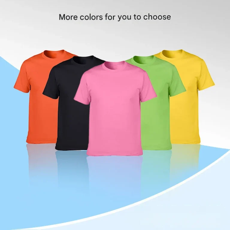 OEM-100-Cotton-Crew-Neck-T-Shirt-63000-Blank-Advertising-Shirt-Short-Sleeve-Solid-Color-Custom-Print-T-Shirt