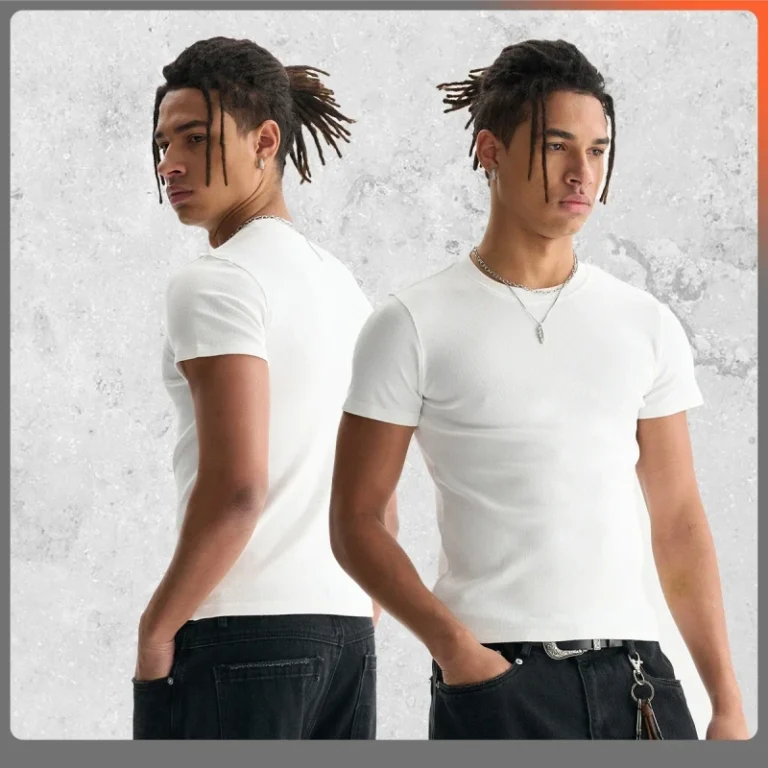 OEM-Custom-220G-Ribbed-Slim-Fit-T-Shirt-Men-Form-Fitting-Streetwear-Casual-Tee-With-Custom-Logo-Printing
