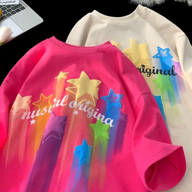 OEM-Custom-3D-Puff-Logo-High-Quality-100-Cotton-Tshirt-Heavy-Puff-Printing-Cotton-Oversized-T-Shirts