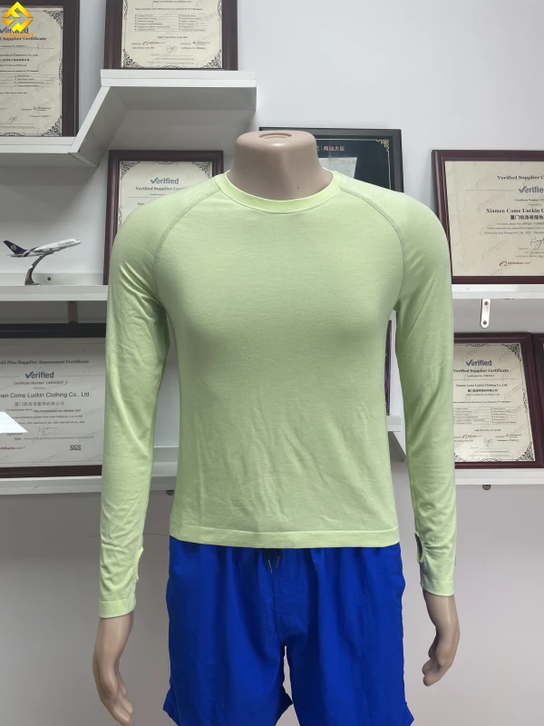 OEM-Custom-Logo-Printing-Plain-Tee-Shirt-Long-Sleeve-Blank-Wool-Outdoor-Gym-Shirts-Mens