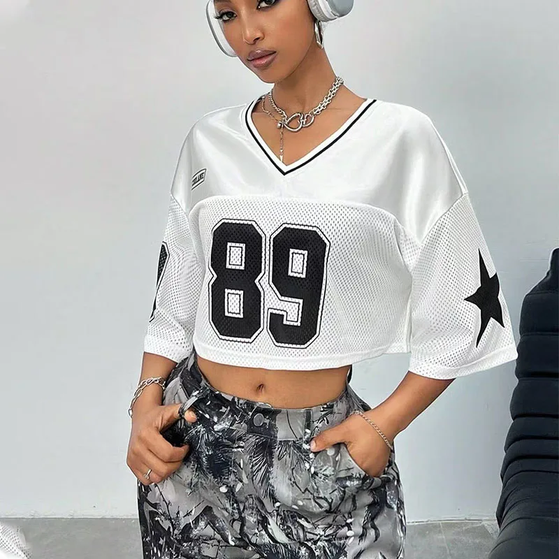 OEM-Custom-Printed-Oversized-Mesh-Jersey-Retro-Soccer-Boxy-Cropped-Top-Jersey-Blank-Football-Fashion-Tshirts-for-Girls