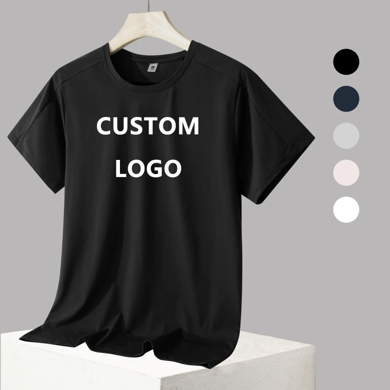 OEM-Factory-Direct-Sale-Short-Sleeve-Tshirts-Fashion-Casual-Summer-Cool-Feeling-Style-Loose-T-Shirt-for-Men